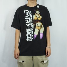 画像2: COWBOY BEEBOP "フェイ・ヴァレンタイン" SFアニメプリントTシャツ BLACK XL (2)