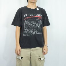 画像3: 90's WWF "Attitude Era" プロレスゲーム プリントTシャツ BLACK (3)