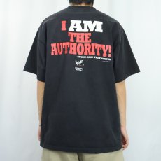 画像4: 90's〜 Stone Cold Steve Austin "I AM THE AUTHORITY!" プロレスラープリントTシャツ BLACK XL (4)