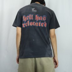 画像4: 90's The Undertaker USA製 "Hell Has Relocated" プロレスラープリントシャツ M (4)