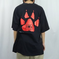 画像4: 90's nWo Wolfpac "Better Than Ever!" プロレスユニット プリントTシャツ BLACK XL (4)