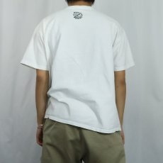 画像3: 90's DONT PANIC USA製 "I'm everything I pretend to be." メッセージプリントTシャツ XL (3)