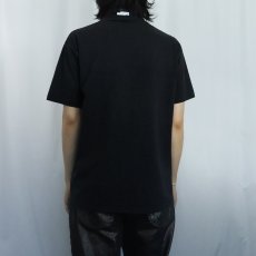 画像3: 90's JERZEES USA製 無地ポケットTシャツ BLACK L (3)
