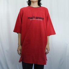 画像2: 90's POLO SPORT Ralph Lauren ロゴプリント メッシュTシャツ XL (2)