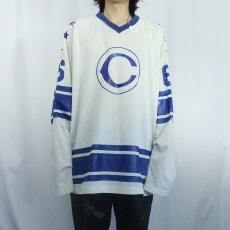 画像3: 60〜70's CHAMPION PRODUCTS INC USA製 メッシュアイスホッケーシャツ SIZE46 (3)