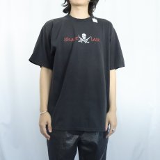 画像2: 2000's "SKATE LAIR" スカルプリントTシャツ BLACK L (2)