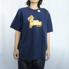 画像2: Dumb and Dumber "LOOKIN GOOD!" コメディ映画プリントTシャツ NAVY XL (2)