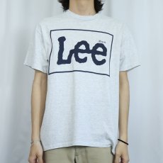 画像2: 90's Lee USA製 ロゴプリントTシャツ L (2)