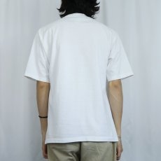 画像3: 90's USA製 "WOODY WAX POLISH" オイルイラストプリントTシャツ L (3)