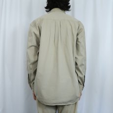 画像3: 90's BANANA REPUBLIC 無地コットンシャツ M (3)