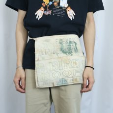 画像2: VINTAGE "BIRD ROOFS" キャンバスツールエプロン (2)