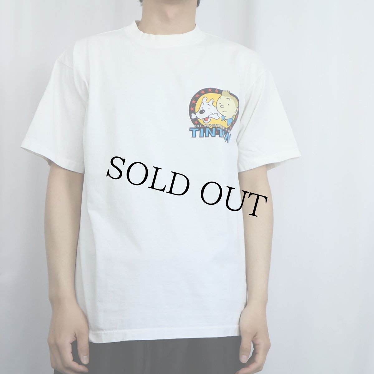 画像3: TINTIN タイタンの冒険 コミックプリントTシャツ (3)