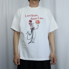 画像2: 90's USA製 Sam Cassell "I am Sam. Sam I am." NBA選手 キャラクターパロディプリントTシャツ XL (2)