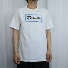 画像2: 90's USA製 "Syphillis" 性病予防啓発 プリントTシャツ M (2)