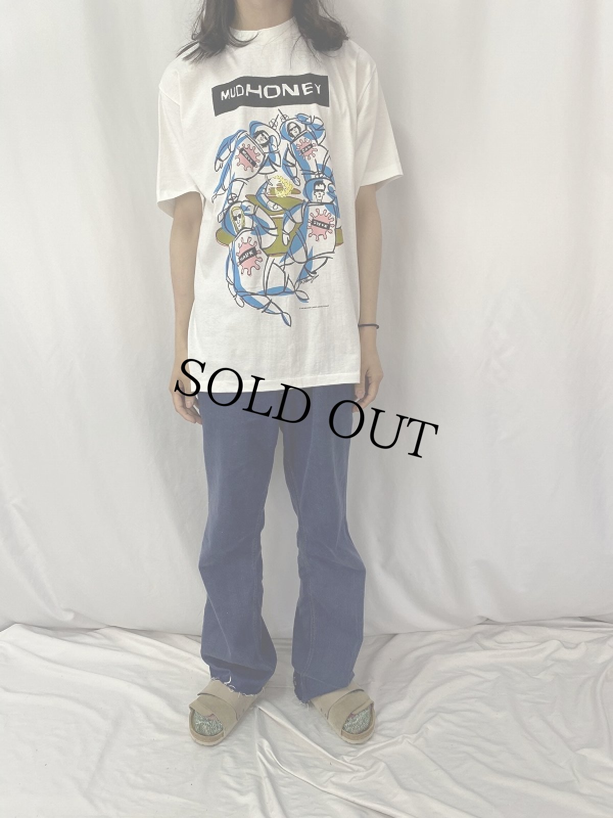 画像3: 90's Mudhoney USA製 "MY BROTHER THE COW" ロックバンドプリントTシャツ DEADSTOCK L (3)