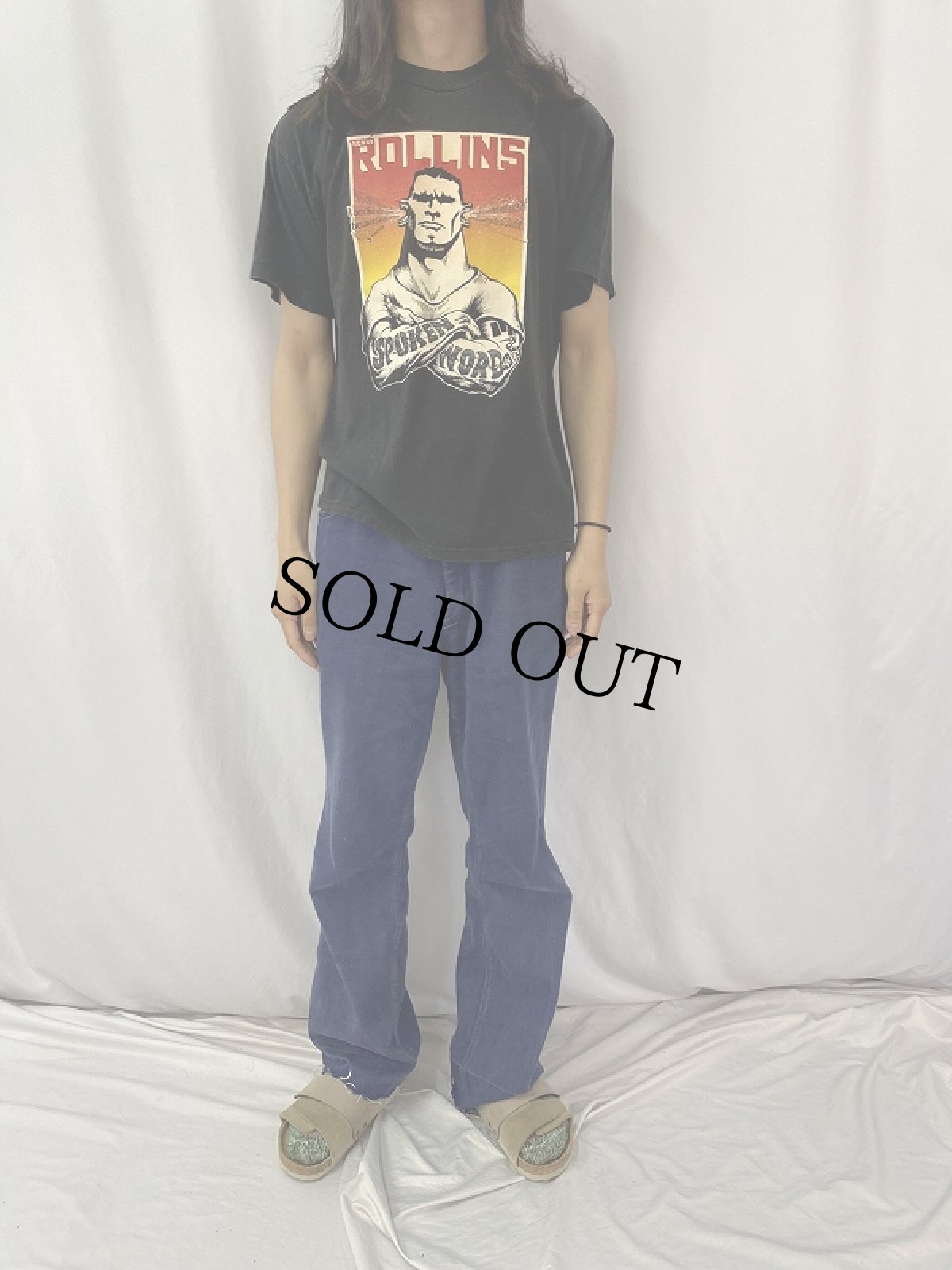 画像3: 90's HENRY ROLLINGS "SPORKEN WORD" ミュージシャンTシャツ L (3)