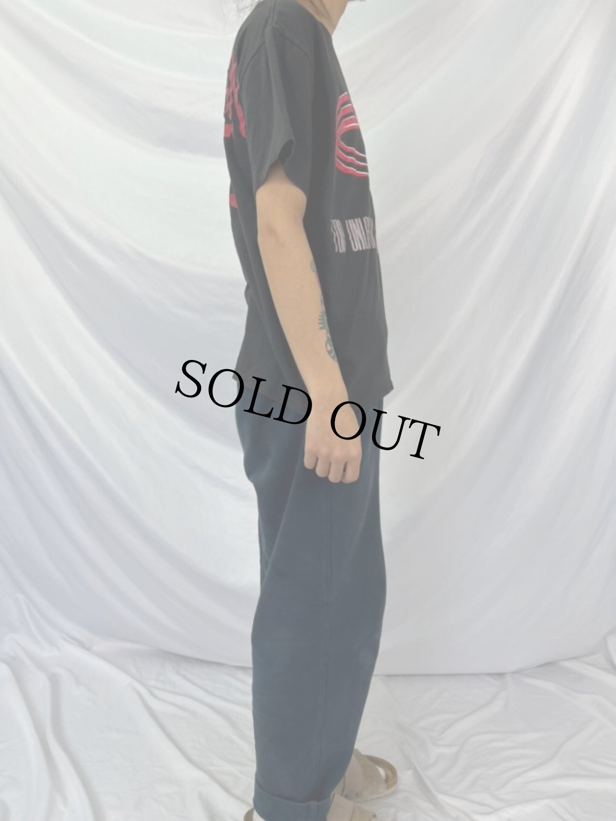 画像3: 90's VAN HALEN USA製 ハードロック・バンド プリントTシャツ L (3)