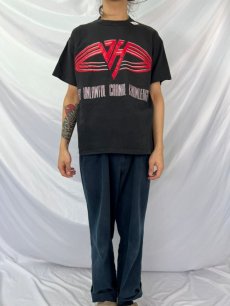 画像2: 90's VAN HALEN USA製 ハードロック・バンド プリントTシャツ L (2)