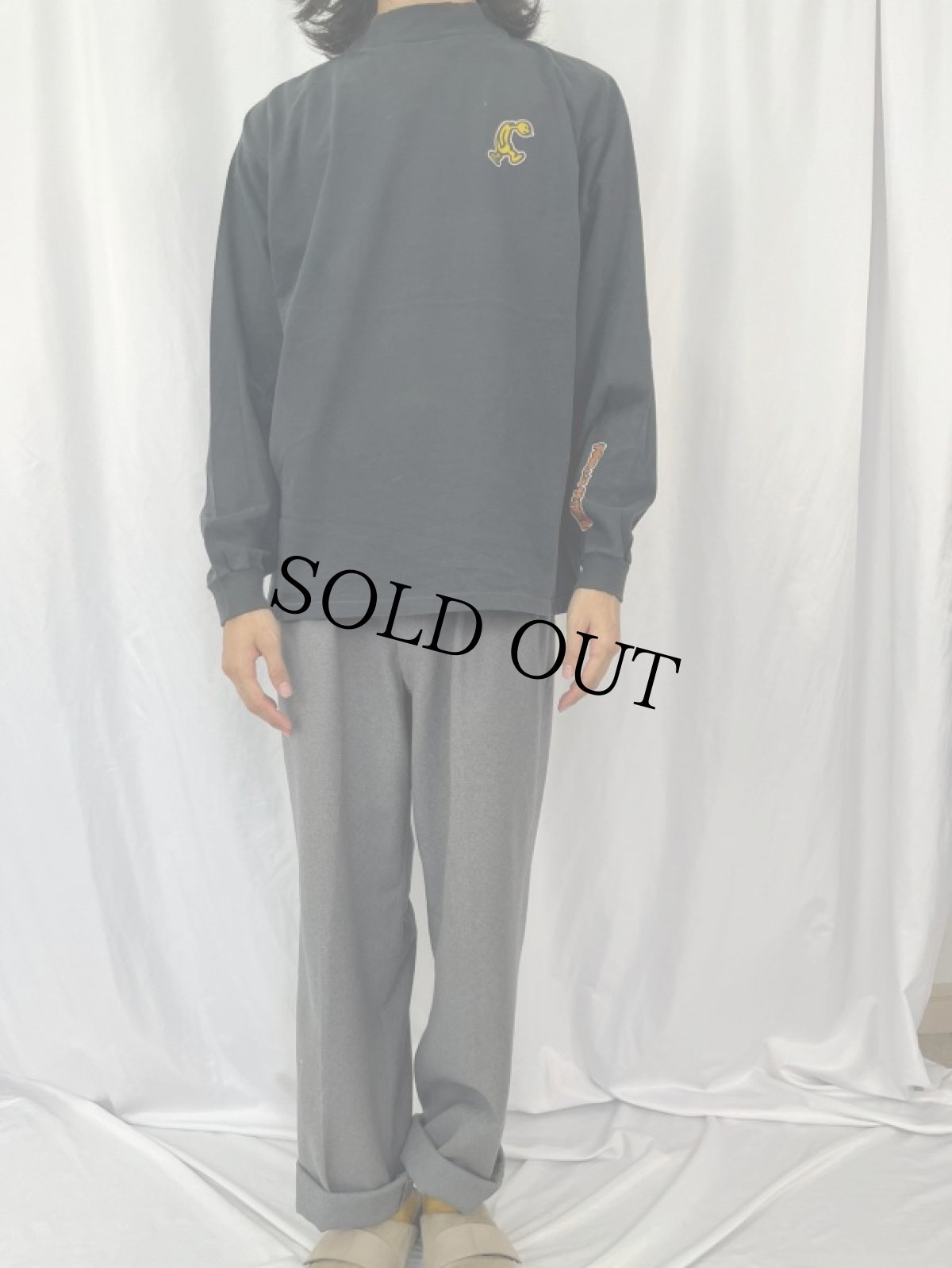 画像2: 90's POWELL PERALTA USA製 "LANCE MOUWTAIN" プリントロンT L (2)