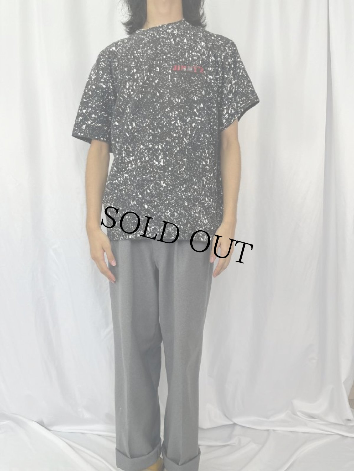 画像2: JIMMY'Z USA製  オールオーバープリントTシャツ XL (2)