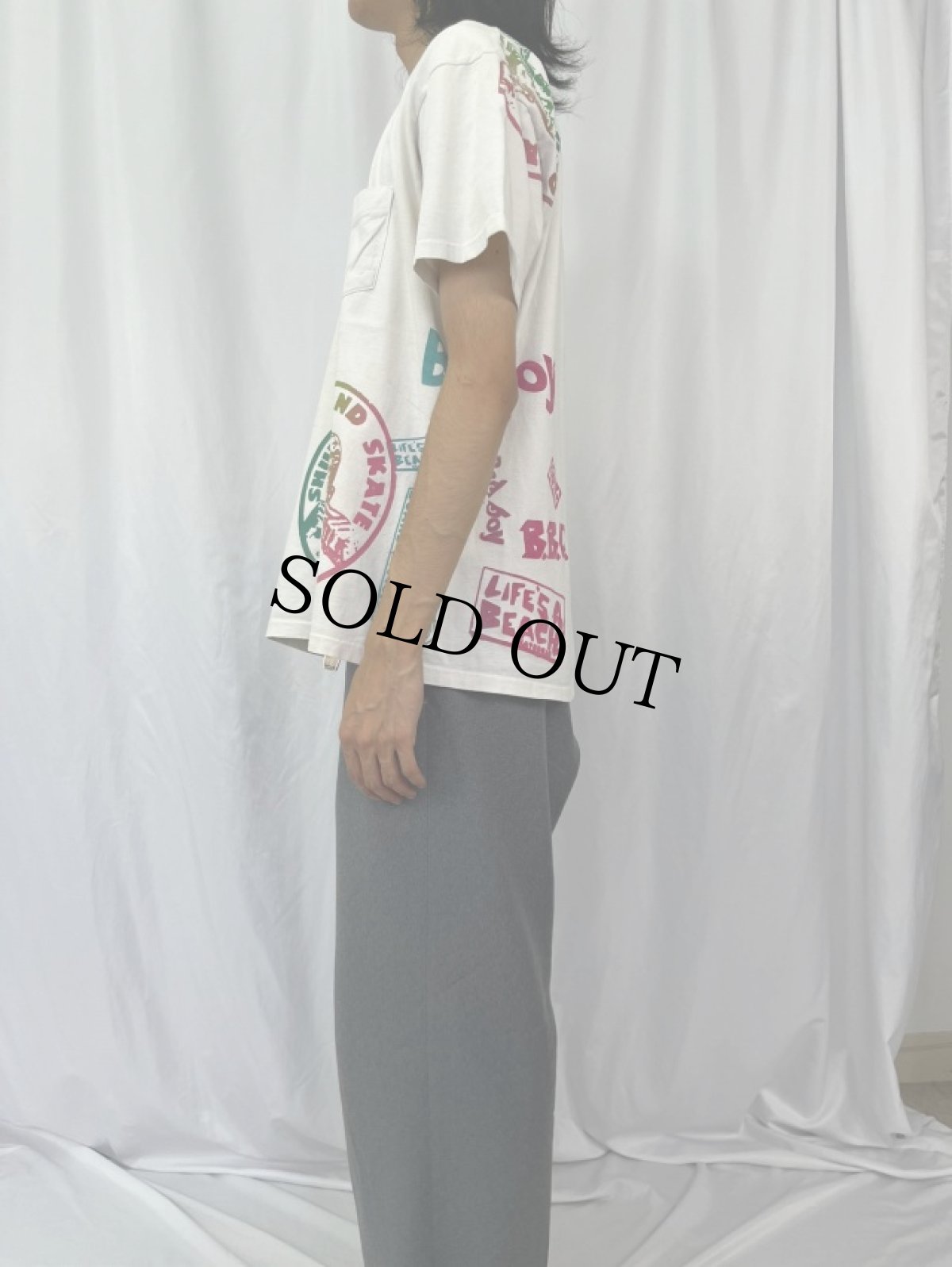 画像4: 90's BADBOY USA製 試し刷りTシャツ XL (4)