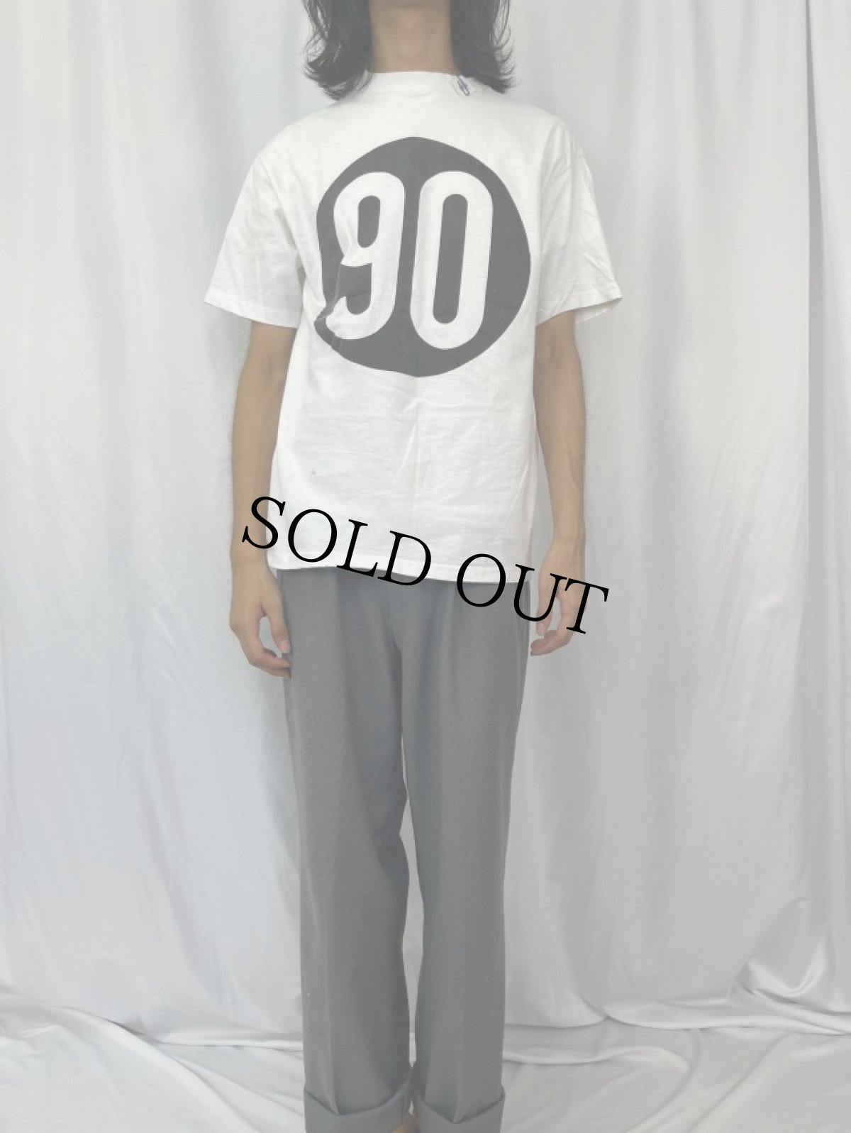 画像2: 90's NINETY USA製 スケートブランドTシャツ L (2)