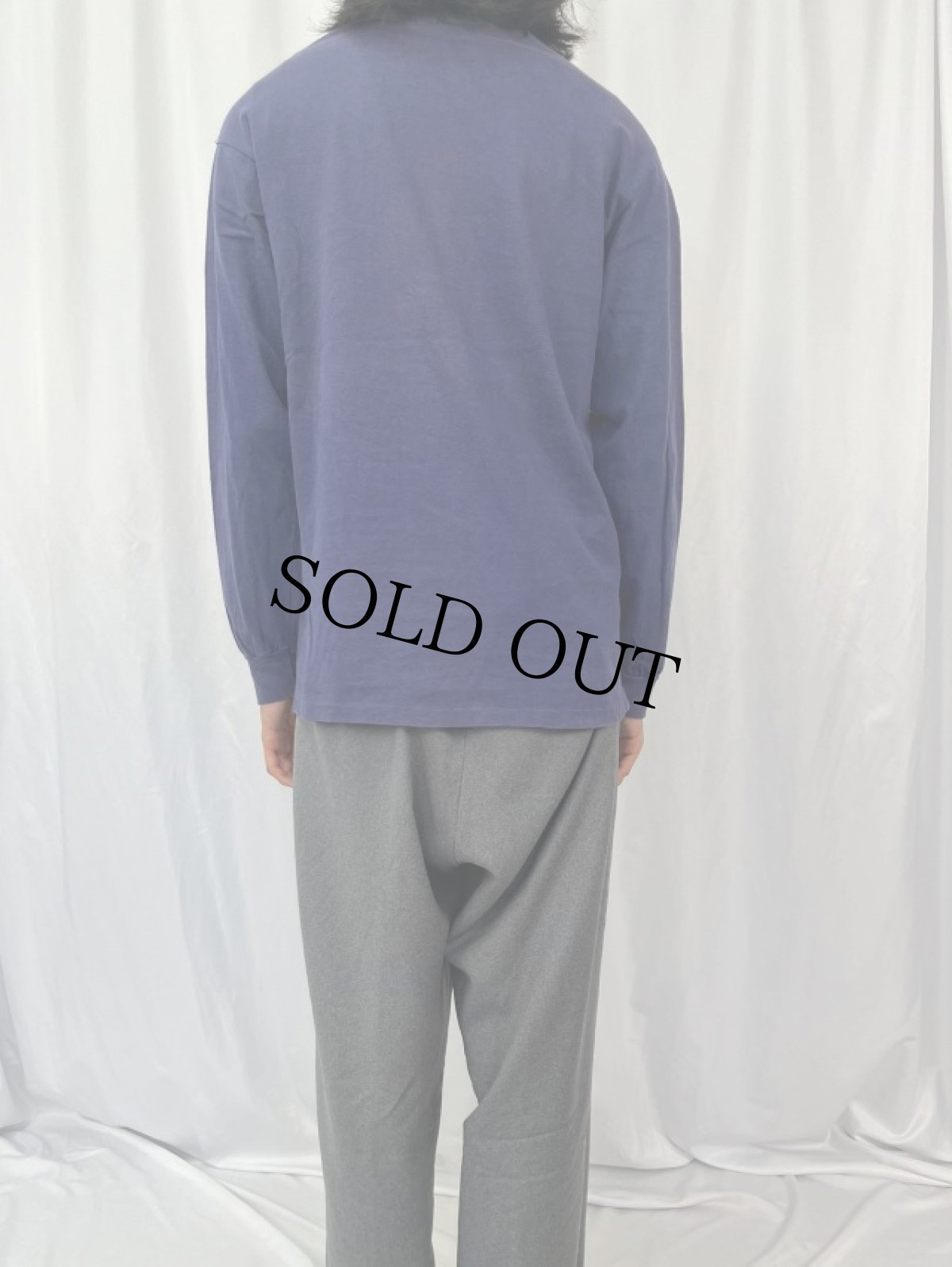 画像4: 90's THRASHER USA製 ロゴプリントロンT L (4)