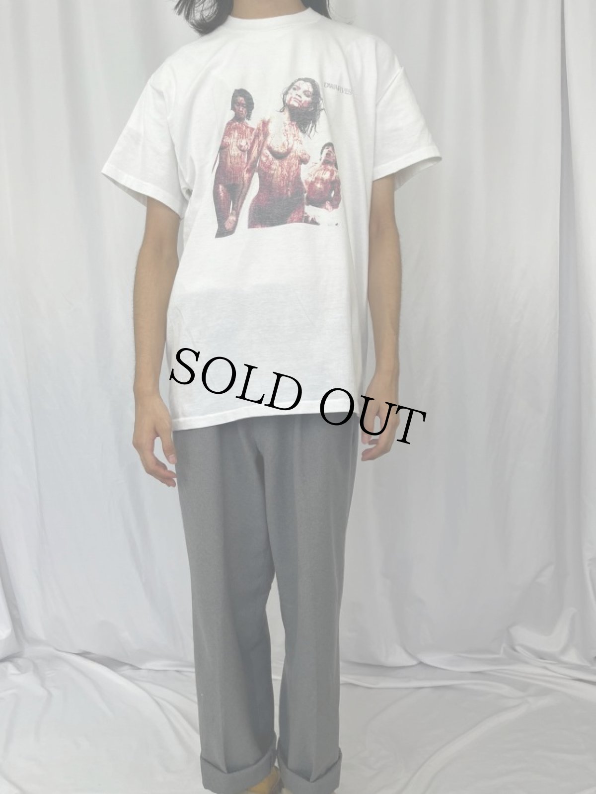 画像2: 90's DWARVES パンクロックバンドTシャツ L (2)