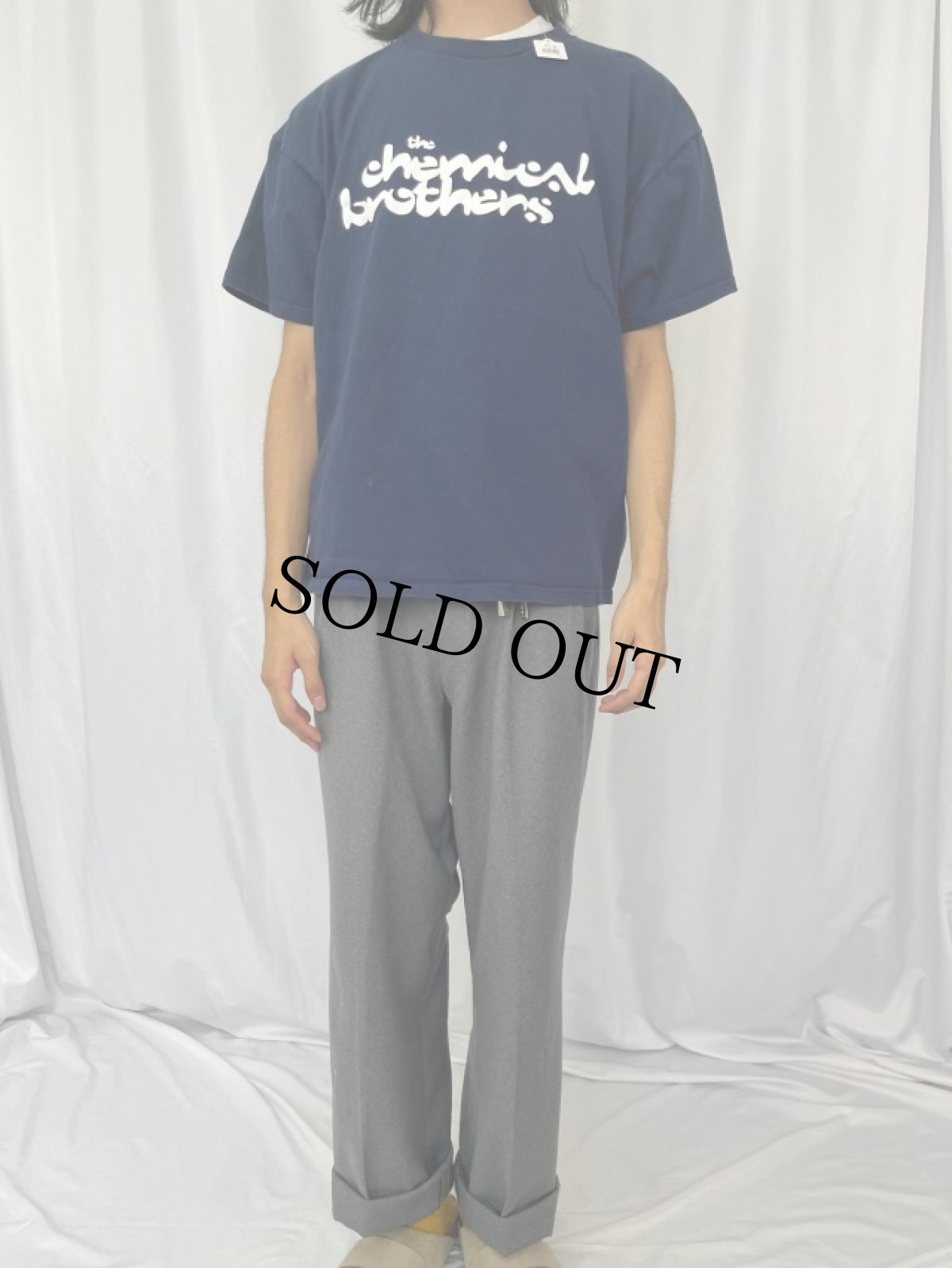 画像2: The Chemical Brothers ダンスミュージックユニットTシャツ XL (2)