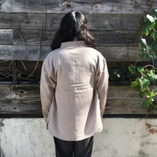 画像7: 【SALE】 ARIGATO FAKKYU "極 WIDE SHIRT" BEIGE 【M】 (7)
