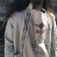画像4: 【SALE】 ARIGATO FAKKYU "極 WIDE SHIRT" BEIGE 【M】 (4)