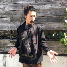 画像15: 【SALE】 ARIGATO FAKKYU "極 WIDE SHIRT" BLACK 【M】 (15)
