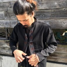 画像5: 【SALE】  ARIGATO FAKKYU "極 WIDE SHIRT" BLACK 【M】 (5)