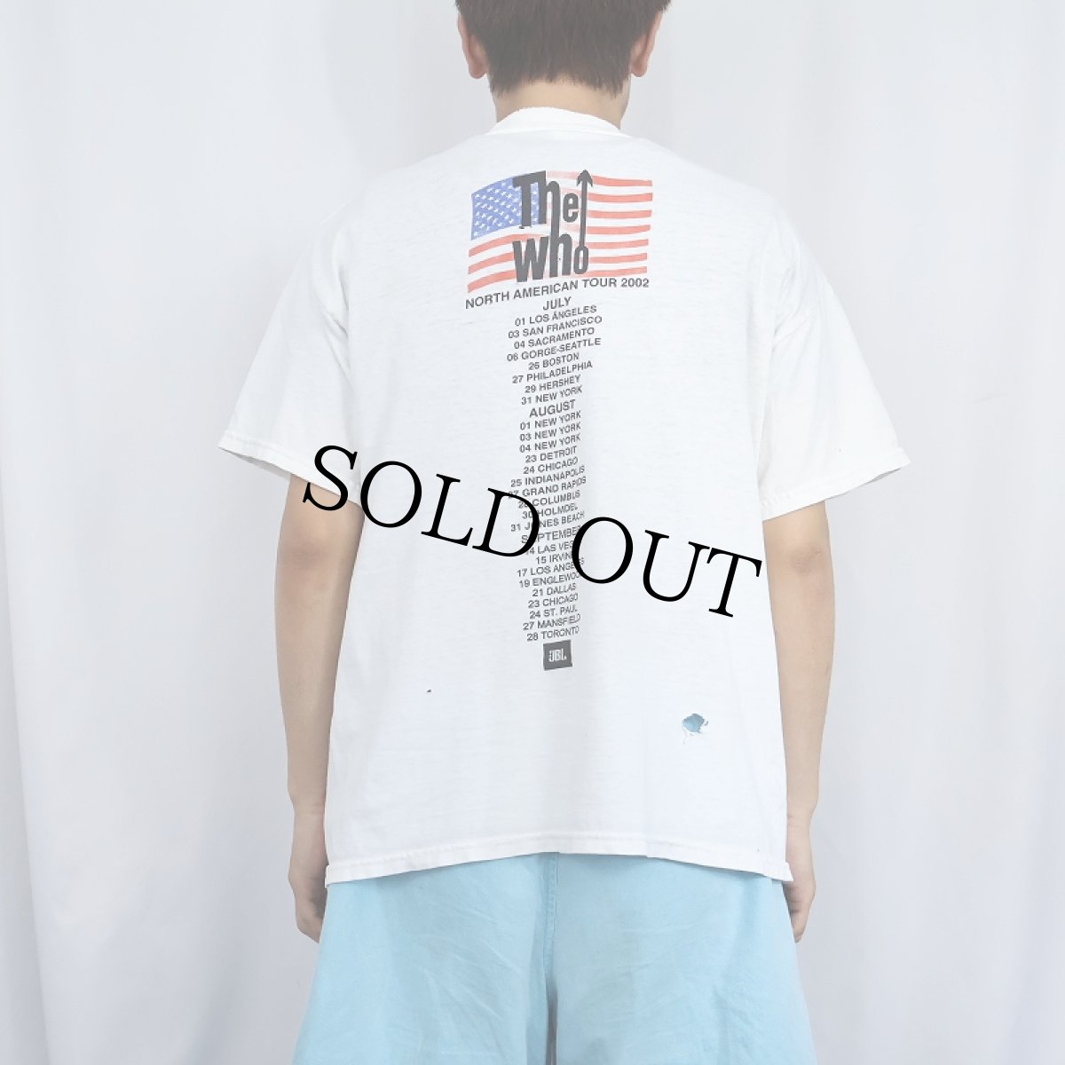 画像3: 2000's THE WHO "NORTH AMERICAN TOUR" ロックバンドツアープリントTシャツ L (3)