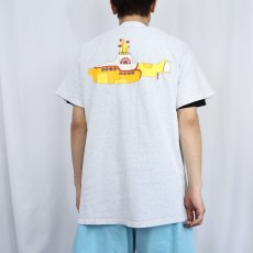 画像4: 2000's THE BEATLES "Yellow Submarine" ロックバンド プリントTシャツ L (4)