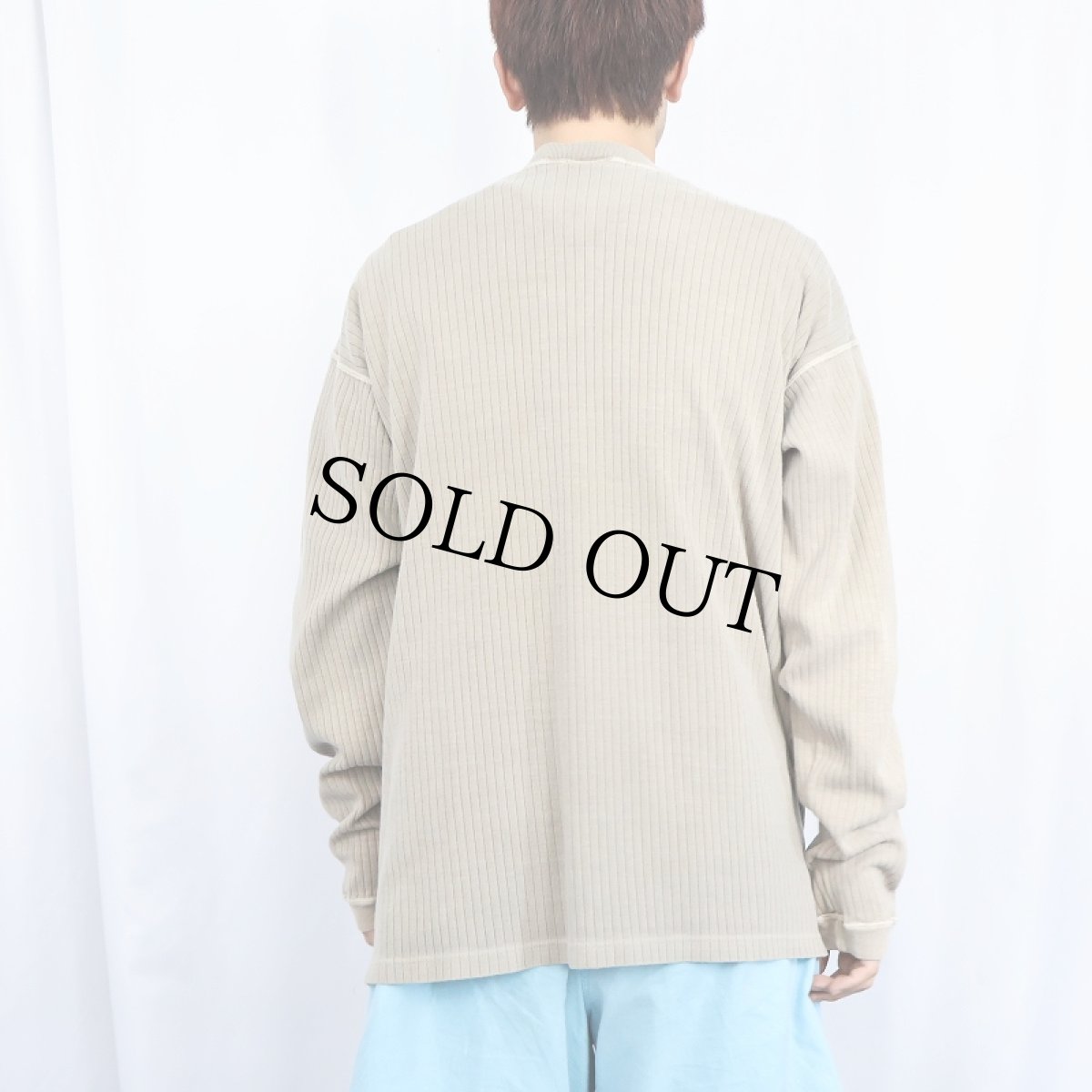 画像3: GRAMICCI ヘンリーネック リブロンT M (3)