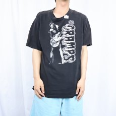 画像2: THE CRUMPS ロックバンド プリントTシャツ BLACK (2)