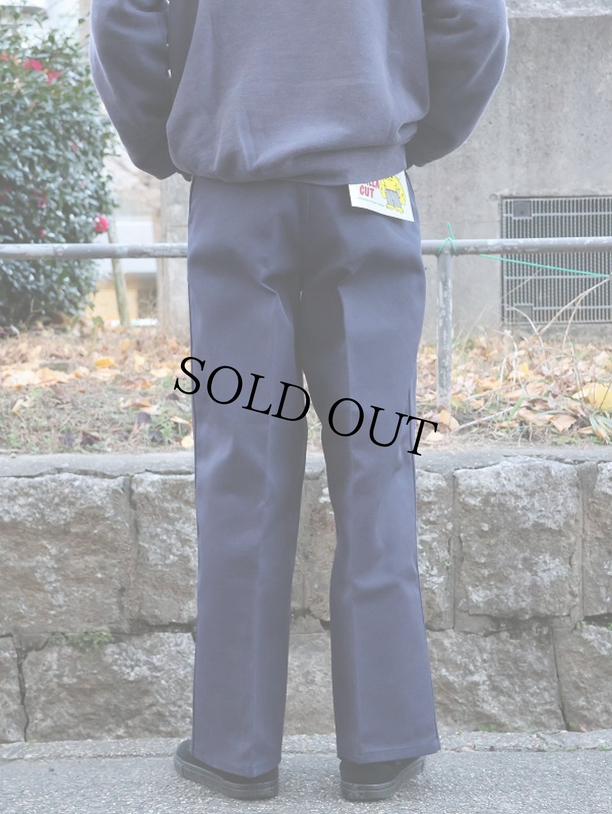 画像5: BEN DAVIS "THE GORILLA CUT" ゴリラカットパンツ NAVY フラッシャー付き未使用品 W30 L30 (5)