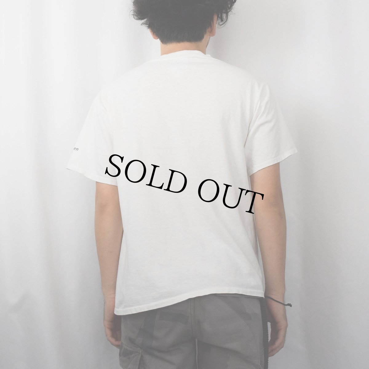 画像3: 90's Mindy Matthews "FISHABET" 魚アートプリントTシャツ L (3)