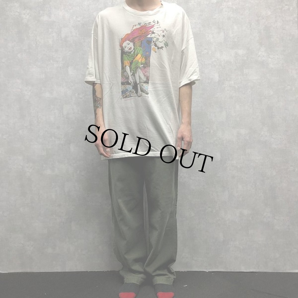 画像2: 90's DC Comics "DELIRIUM" イラストプリントTシャツ XXL (2)