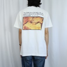 画像3: 90's USA製 アダムの創造 パロディプリントTシャツ XL (3)