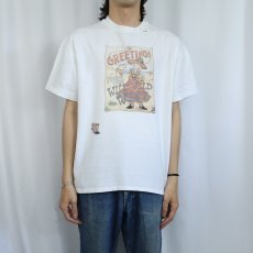 画像2: Mary Engelbreit "Greetings from the Wild Wild West" イラストプリントTシャツ L (2)