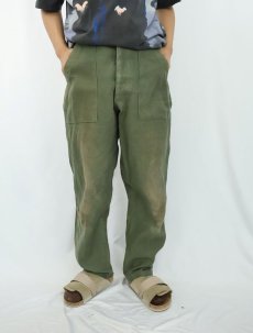 画像2: 70's U.S.ARMY ベイカーパンツ W31 (2)
