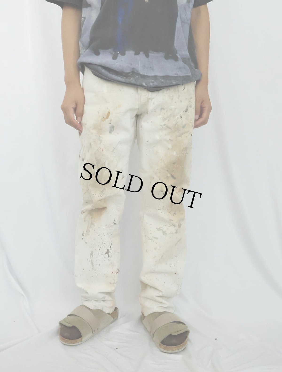 画像2: Dickies × SHERWIN WILLIAMS ペンキペイント ペインターパンツ W33 (2)