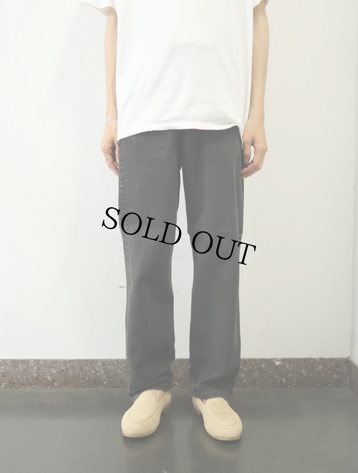 画像2: 2000's Levi's 550 USA製 サルファブラック デニムパンツ W36 (2)
