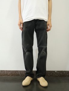 画像2: 2000's Levi's 505 USA製 サルファブラック デニムパンツ W31 (2)