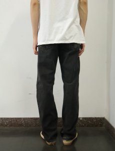 画像3: 2000's Levi's 505 USA製 サルファブラック デニムパンツ W31 (3)