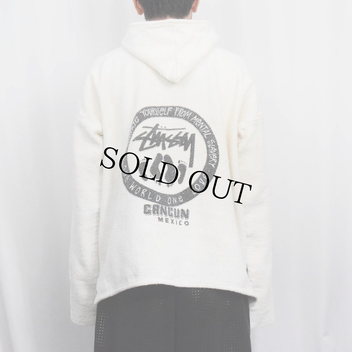 画像3: 90's ブート STUSSY メキシカンパーカー (3)