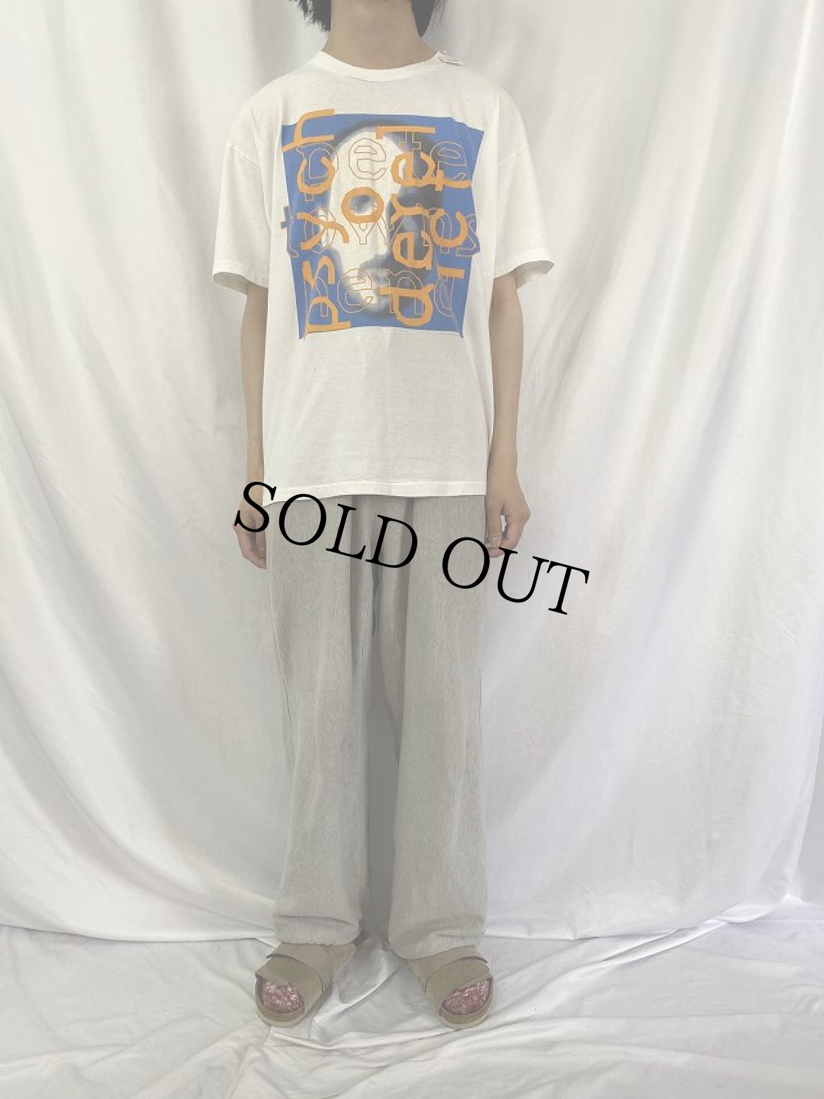 画像2: 90's Pete Townshend USA製 "PSYCHODERELICT TOUR" ミュージシャンツアーTシャツ XL (2)