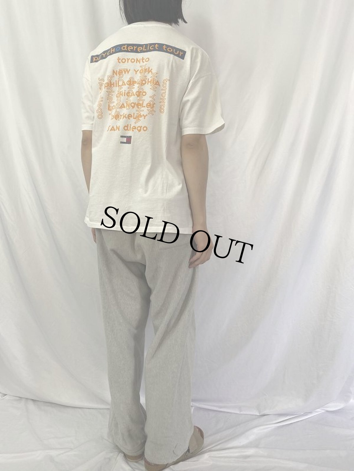 画像4: 90's Pete Townshend USA製 "PSYCHODERELICT TOUR" ミュージシャンツアーTシャツ XL (4)